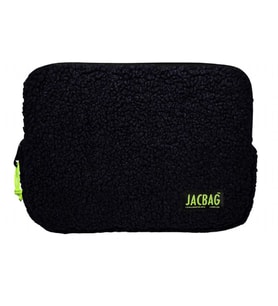 Jacbag Teddy Siyah/Sarı Peluş Erkek Çocuk Tablet Çantası (Çok Renkli)