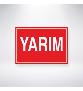 Yarım 21x28 Arkası Yapışkanlı Levha