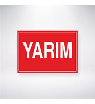 Yarım 21x28 Arkası Yapışkanlı Levha