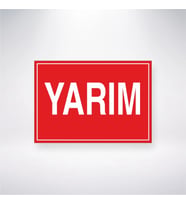 Yarım 21x28 Arkası Yapışkanlı Levha