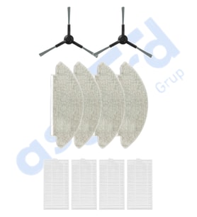 VİOMİ V5 – V5 PRO – ALPHA 2 PRO Uyumlu 2 Yan Fırça 4 Filtre 4 Mop PKT-iasgf0001029