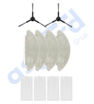 VİOMİ V5 – V5 PRO – ALPHA 2 PRO Uyumlu 2 Yan Fırça 4 Filtre 4 Mop PKT-iasgf0001029