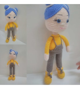 Masal Bebek Amigurumi Organik Oyuncak