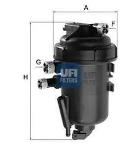 UFI 5512500 Yakit Filtresi 13179060 813040