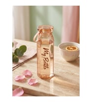 My Bottle Köşe Cam Matara 500 Ml - Renk Seçenekli Mor