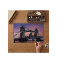 Londra Tower Bridge Tasarımı 240 parça Ahşap Puzzle Ahşap Kutuda MP04034