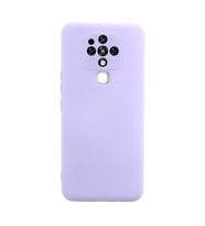Tecno Camon 16 Kılıf Nano içi Kadife Silikon - Lila