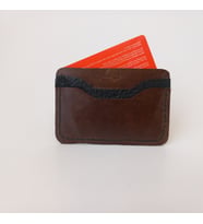 A Leather El Yapımı Hakiki Deri Erkek Kartlık (Kahverengi)