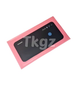Tkgz Huawei Uyumlu P20 Lite Arka Pil batarya Kapağı (CAM KAMERA LENSİ) SİYAH