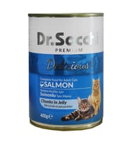 Dr.Sacchi Somonlu Kedi Konservesi 400gr