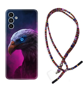 Samsung A23 A31 A32 A50 A51 A52 A53 A70 Kılıf Boyun Asklı Rasta Silikon Kartal 1622