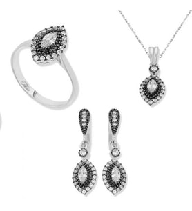 Gümüş Mekik Bayan Set