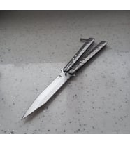 21cm Gümüş Renkli Kelebek Çakı