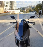MOTOCAM Falcon Trex 188 Ön Cam 2022-2026 Model 78cm Şeffaf Renkli 4mm UZUN