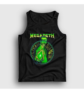 Presmono Unisex Siyah Shine Megadeth Atlet 66020tt
