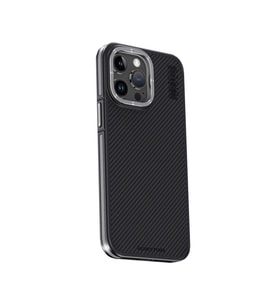 Joko Apple İphone 15 Pro Kılıf Aramid 600d Kevlar Karbon Fiber Magsafe Kapak - Gri