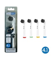 Charcoal - Aktif Karbon Ekstra Beyazlık Oral B Şarjlı Diş Fırçası Yedek Başlığı - 4'lü Yedek Başlık