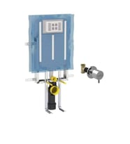 GEBERİT GÖMME REZERVUAR ALPHA 8CM KOMBİFİX 110.174.00.1 + GEBERİT 616.004.21.1 STOP VALF