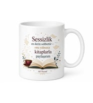 İnsanları Değil Kitapları Tercih Edenlere Yalnızlık Kupası Hediye Bardak