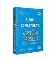 Editör Yayınları 8. Sınıf Tüm Dersler Soru Bankası - Mavi Kitap