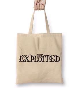 The Exploited Pistols Misfits Ramones Discharge Bez Çanta Uzun Saplı