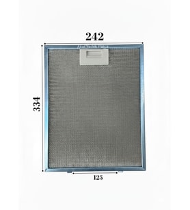 Bütün Markalar İle Uyumlu Universal Davlumbaz 24,2X33,4 CM Arka Ara 12,5CM Aspiratör Filtre
