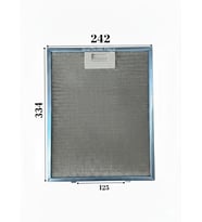 Bütün Markalar İle Uyumlu Universal Davlumbaz 24,2X33,4 CM Arka Ara 12,5CM Aspiratör Filtre