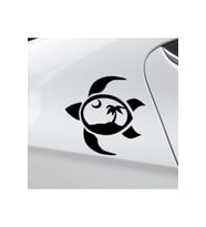 Kaplumbağa Tasarım Oto Sticker 2 Adet 10*20 Cm