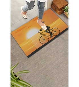 Valerine Life Özgürlüğün İzinde Sarı Renkli Welcome Hoş Geldiniz Kapı Önü Paspası 45x70cm