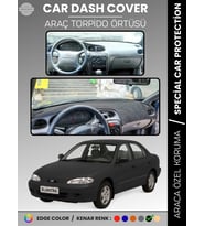 HYUNDAİ ELANTRA (1995-2000) Torpido Örtüsü Ön Panel Halı Torpido Koruma Tam Uyum UV Koruma Kaymaz