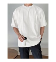 Erkek Bisiklet Yaka %100 Pamuk T-Shirt