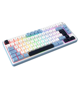 Clicky 75 Üç Renkli Mekanik Hisli RGB Türkçe Q Membrane Oyuncu Klavyesi