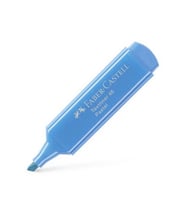 FABER-CASTELL ŞEFFAF GÖVDE FOSFORLU KALEM PASTEL ULTRAMARİN (154668)