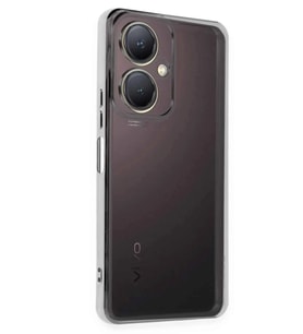 Y27 Kılıf Razer Lensli Silikon - Gümüş