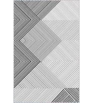 Eliana Home Baskılı, Yıkanabilir Kaymaz Taban Salon Halısı LNA0007-SD540 100x150 cm (Gri)