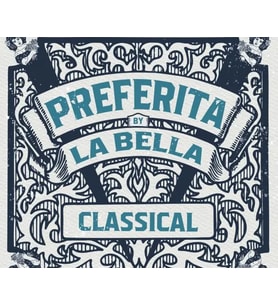 La Bella Strings 1P La Bella 1P Klasik Gitar Tel Seti Yeni Seri, Yüksek Kalite Naylon ve Gümüş Sarım, Profesyonel Tonlar