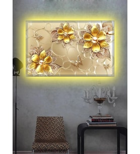 Led Işıklı 3d Dekoratif Küp Tablo