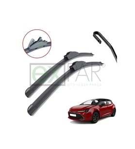 TOYOTA YENİ COROLLA HATCHBACK ÖN CAM SİLECEK SÜPÜRGESİ TAKIMI 2020 - 2023 HB KASA ÖN SİLECEK