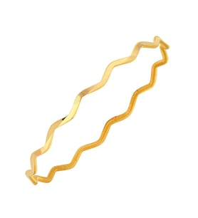 22 Ayar 14 Gr Zigzag Ajda Bilezik - BZK195 (Çok Renkli)