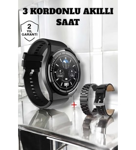 Mey İthalat® Akıllı Saat Uyku Takibi Bildirim Görme Arama Cevaplama