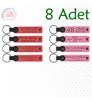 Nar Çiçeği & Pembe, 8’li Set, Kişisel Mesajlı Hediyelik, Kurumsal Workshop Katılımcılarına Hediye