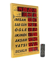 Lastvoice Vakitmatik Büyük Boy Dijital Cami İmsakiyesi