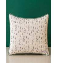 More Home Müslin Bebek Yastık Kılıfı Kapaklı 35X45 Tavşanlı Krem