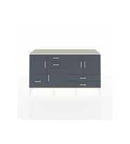 Hyperion Konsol 4 Raflı 5 Çekmeceli 4 Kapaklı 176x44x99 Aytaşı-Antrasit