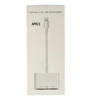Apr23 Iphone Otg 3In1 - Beyaz