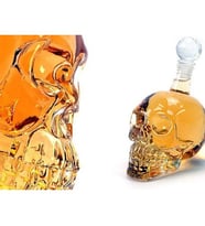 Crystal Head Kuru Kafa Cam Şişe 350 ml