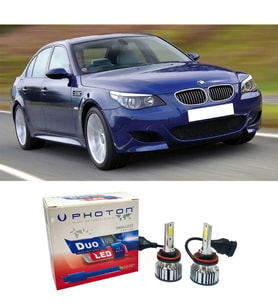 Bmw E60 Led Xenon Uzun Far Ampulü H7 Duo Yeni Seri Beyaz