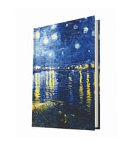 DEFFTER ART OF WORLD / VAN GOGH - 2 STARRY NIGHT 14X20 SERT KAPAK ÇİZGİLİ DEFTER 96 YP