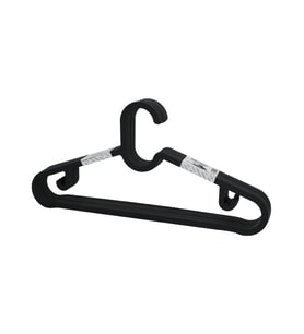 10PCS PLASTİK - ANTRASİT GRİ ELBİSE ASKISI (5343)