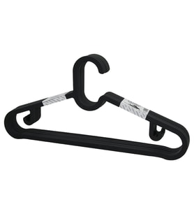 10PCS PLASTİK - ANTRASİT GRİ ELBİSE ASKISI (5343)